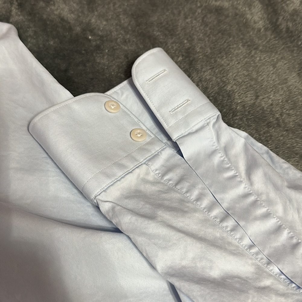 Long sleeve dress shirt 15x34 double sleeve button - Picture 3 of 3